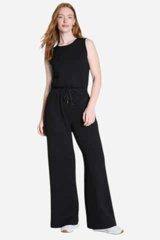 Spanx AirEssentials Sleeveless Jumpsuit, Very Black