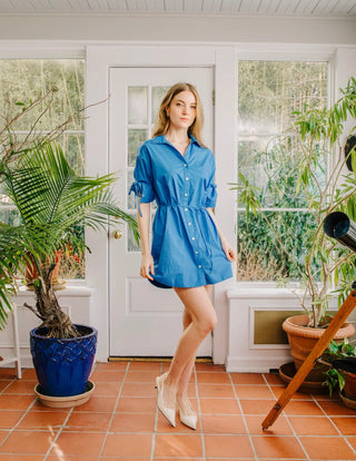 Love the Label Shannon Mini Dress, Palace Blue LOVE THE LABEL