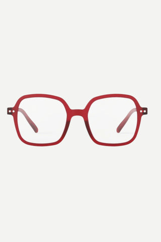 IZIPIZI® Office Reading Glasses, Cherry Red, +2.5