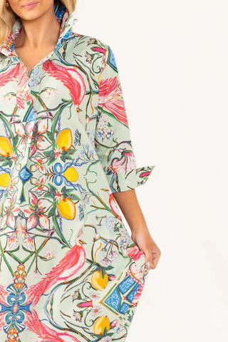 House of MBR Mint Chinois© Shirt Dress, Long House of MBR