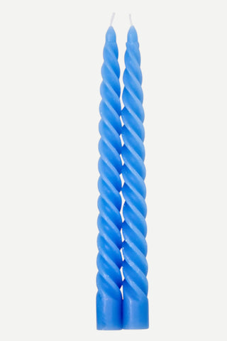 Two's company, Spiral Candles(2), Dark Blue
