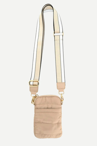 BC Bags Puffer Cellphone Holder, Beige