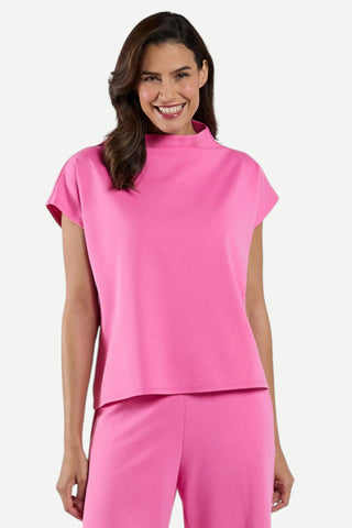 Jude Connally Tillie Ponte Top, Peony Pink JUDE CONNALLY