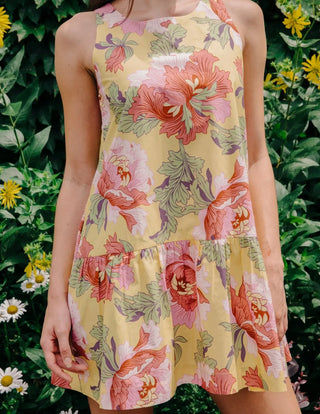 Love the Label Jasmyn Mini Dress, Modern Dandy Liberty Print LOVE THE LABEL