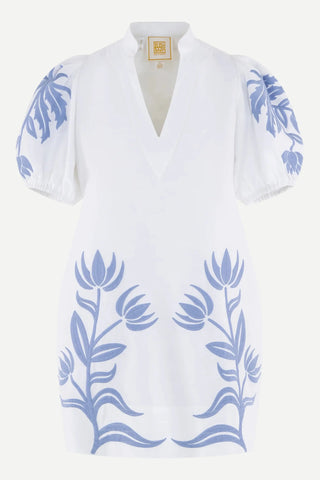 Emily Mccarthy Hampton Mini Dress - Dutch Tile Emily McCarthy