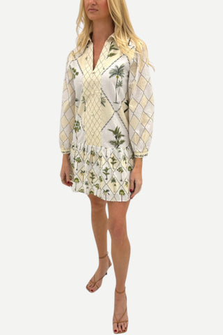 Anna Cate Porter Dress - Palm