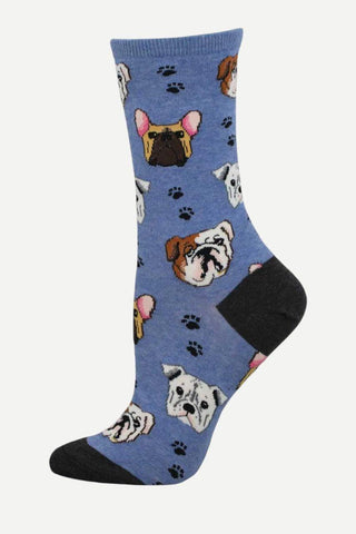 SockSmith Bully Mugs Socks, Blue