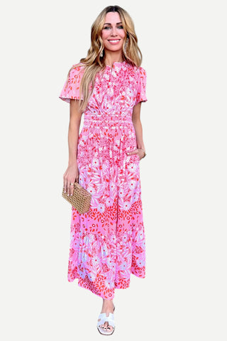 Sheridan French Eloise Dress, Pink Poppy SHERIDAN FRENCH