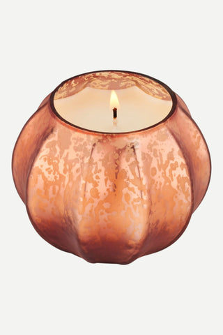 Creative Co-Op Midnight Pumpkin Mercury Candle