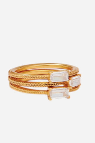 Julie Vos Windsor Trio Ring, CZ