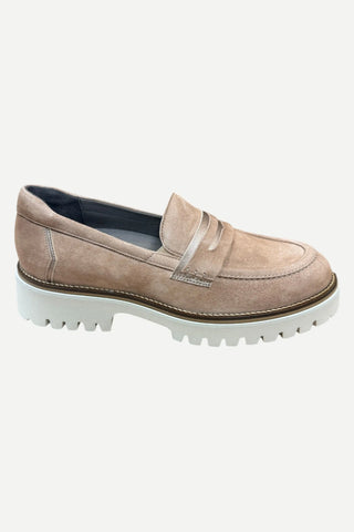 Softwaves Dianne Velour Sneaker, Mousse/Stone