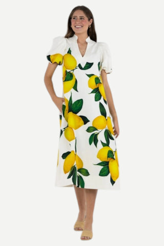 Emily McCarthy Hampton Dress, Limone Emily McCarthy