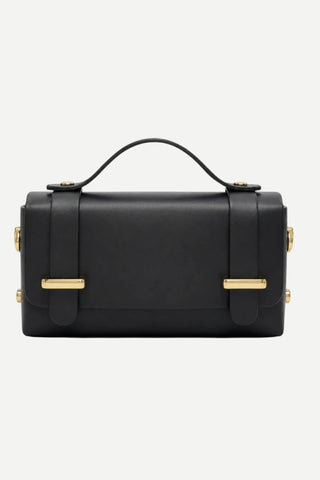 German Fuentes Top Handle Crossbody Bag, Black