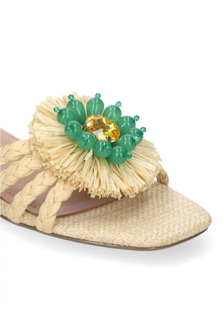 Bibi Lou Planas Flat Vavin Sandal, Natural