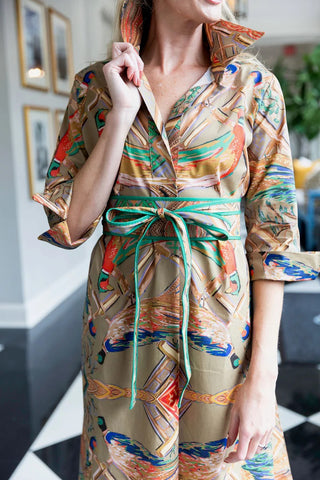 House of MBR Winston Long Shirt Dress