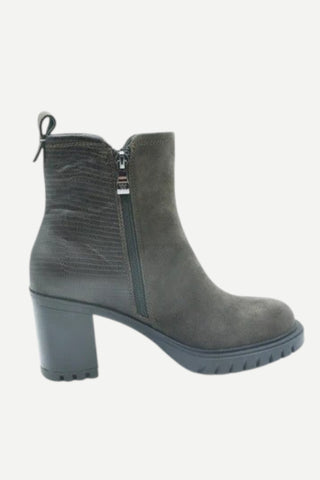 The Flexx Matilde Suede Heel Boots - Moro