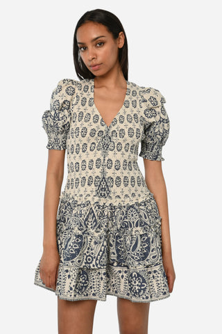 Love the Label Audrey Short Sleeve Dress, Antonina Print LOVE THE LABEL