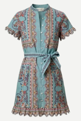 Cleobella Marni Mini Dress, Bleura Print CLEOBELLA