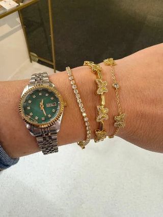 Allison Avery Butterfly Tennis Bracelet
