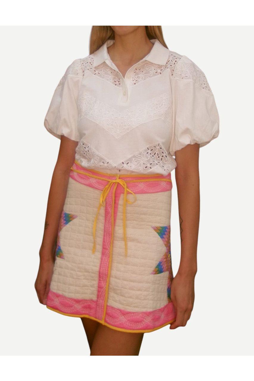 Love the Label Louise Skirt, White – Monkee's of the Village