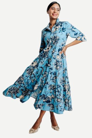 Perlavera Maribelle Dress, Audrey Blue