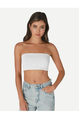 NIKIBIKI Bandeau Top, White