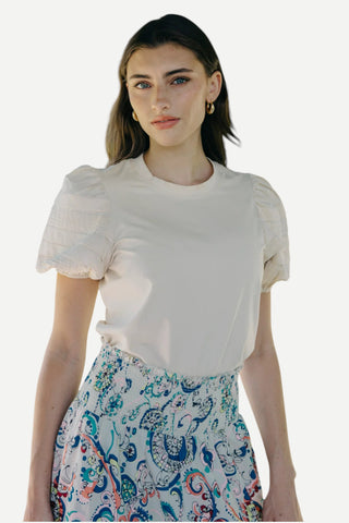 Love The Label Dylan Tee, White Swan