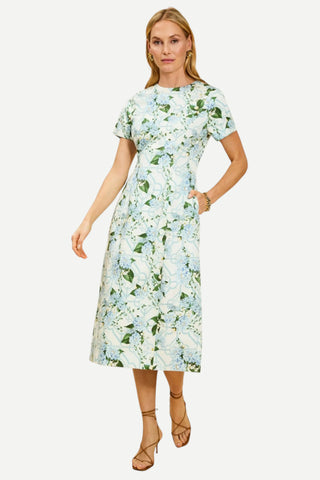 Mestiza Hampton Convertible Midi Dress, Quatrefoil Blue - Monkee's of 6 Mestiza Hampton Convertible Midi Dress, Quatrefoil Blue - Monkee's of 6
