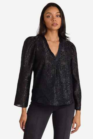 S'edge Jolie Top, Onyx Floral