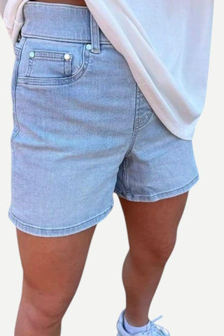 Spanx Pull-On Denim Short 5", Turner Wash