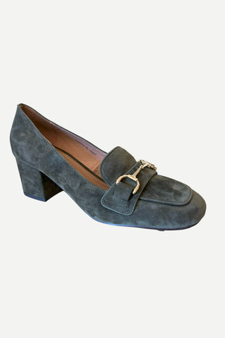 Bibi Lou Ashe Block Heel Pumps , Verde Kaki