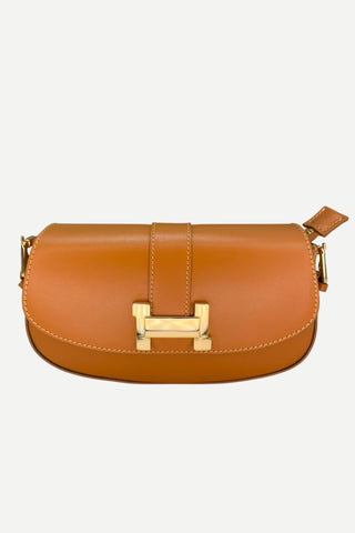Le Feme Chateau Mini Handbag, Tan