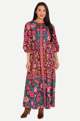 Alden Adair Clover Dress - Medieval Floral