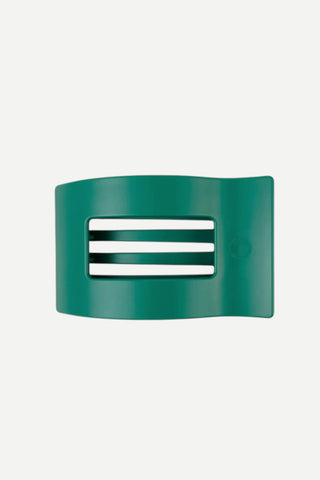 Teleties, Flat Rectangle Medium Clip, Fir Real