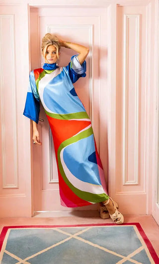 House of MBR Venice Swirl© The Darling Dress Long Dress House of MBR