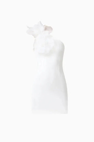 Elliatt Verdessa One Shoulder Mini Dress, Ivory
