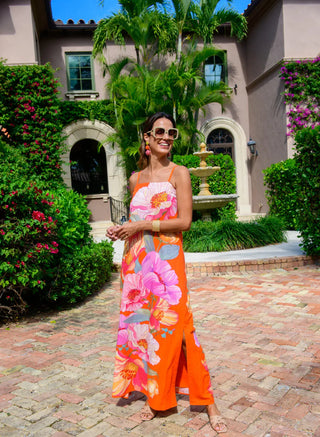 Elizabeth James Betsy Dress, Sunset Blooms