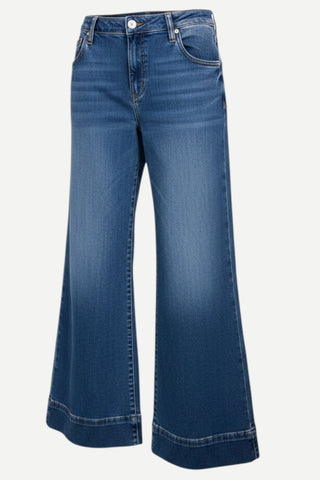 Kut From The Kloth Meg High Rise Wide Leg Pant W/ Patch Pockets Reg Hem