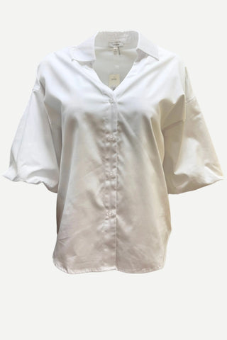 Tyler Boe Tamara Sateen Shirt, White