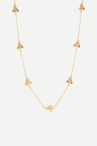 Julie Vos Bee Delicate Station Necklace, Gold JULIE VOS