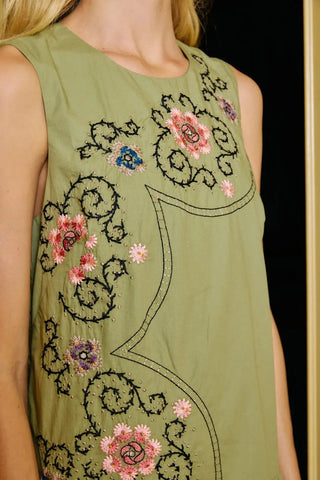 Love The Label Jasmyn Mini Dress, Loverrush Embroidery