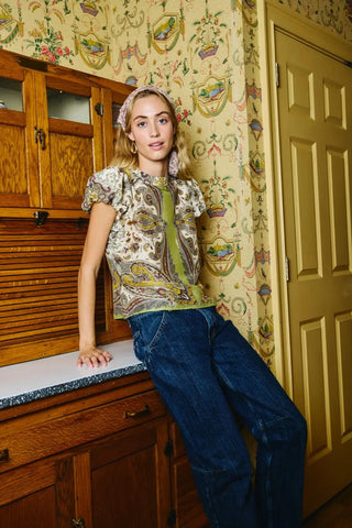 Love The Label Ava Top, Kaleidescope