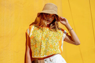 Love The Label Cammie Top, Orange Blossom
