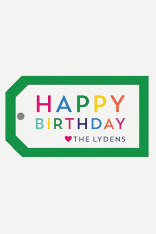 WH Hostess Gift Tags, Colorful Birthday WH Hostess