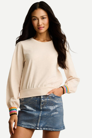 Lisa Todd Love Bond Top, Crystal Sand LISA TODD
