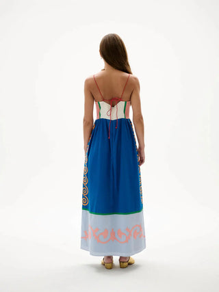 Carolina K, Amelia Dress, Multi Applique