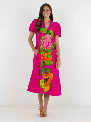 Emily McCarthy Hampton Dress, Papaya Vine Emily McCarthy