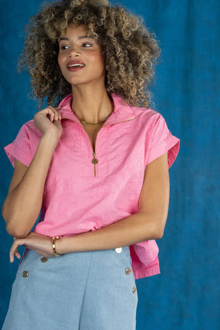 Emily Mccarthy Poppy Pullover - Rosé Emily McCarthy