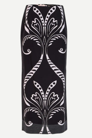 Beyond By Vera Aspen Skirt, Fountain Black