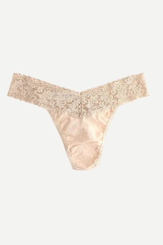 Hanky Panky Cotton Original Wrapped Thong, Chai